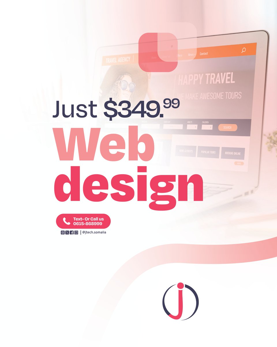 Jtech_somalia's tweet photo. $𝟑𝟒𝟗.𝟗𝟗 ONLY! 💻✨ Elevate your brand with a professionally crafted, custom-designed website that boosts your online presence.

#LifeAtJtech #Jtech #WebDesign #PremiumService #WebDesignExperts #ElevateYourBrand https://t.co/vwLfyOdaRP
