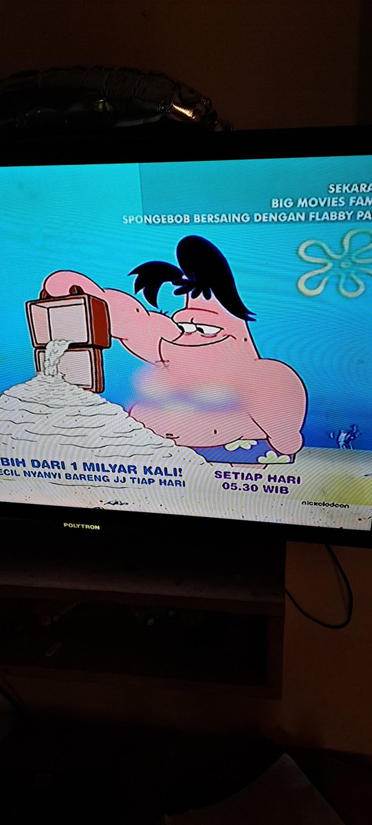 dudiherdian's tweet photo. @tanyarlfes Giliran bintang laut obesitas aja disensor https://t.co/QNGt9xD6U4
