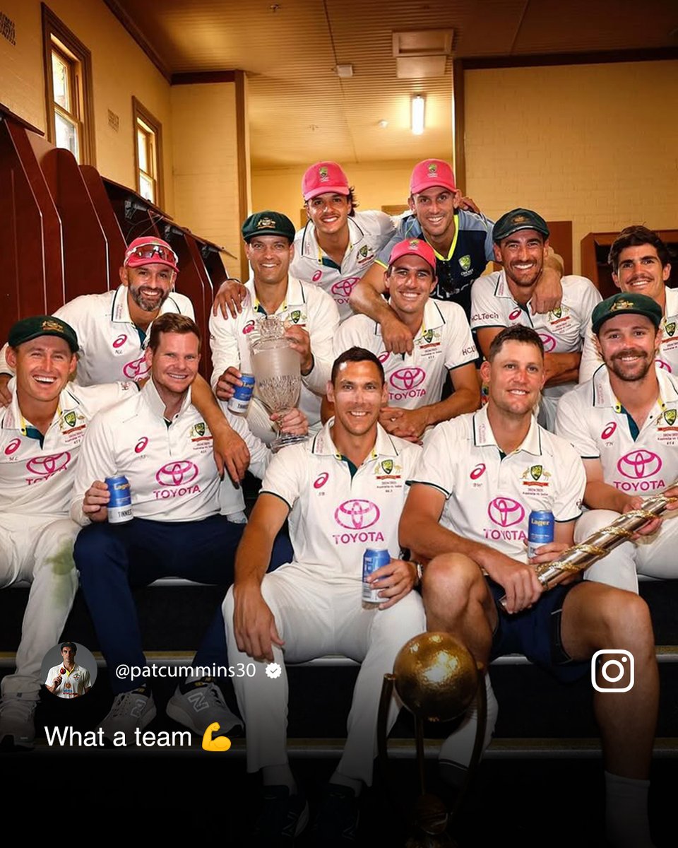ICC's tweet photo. Nothing but pure admiration from the skipper for his boys 🤩

#WTC25 | #AUSvIND https://t.co/RJu6HstS7J