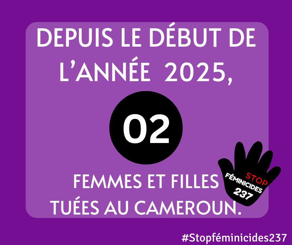 Une femme tabassée a mort par son mari à Douala le 03 Janvier, ce dernier a été attrapé par les voisins alors qu'il essayait de sortir le corps de la victime nuitamment de la maison.

Le bourreau se trouve entre les mains de la police actuellement.

#Stopfeminicides237
#Cameroun