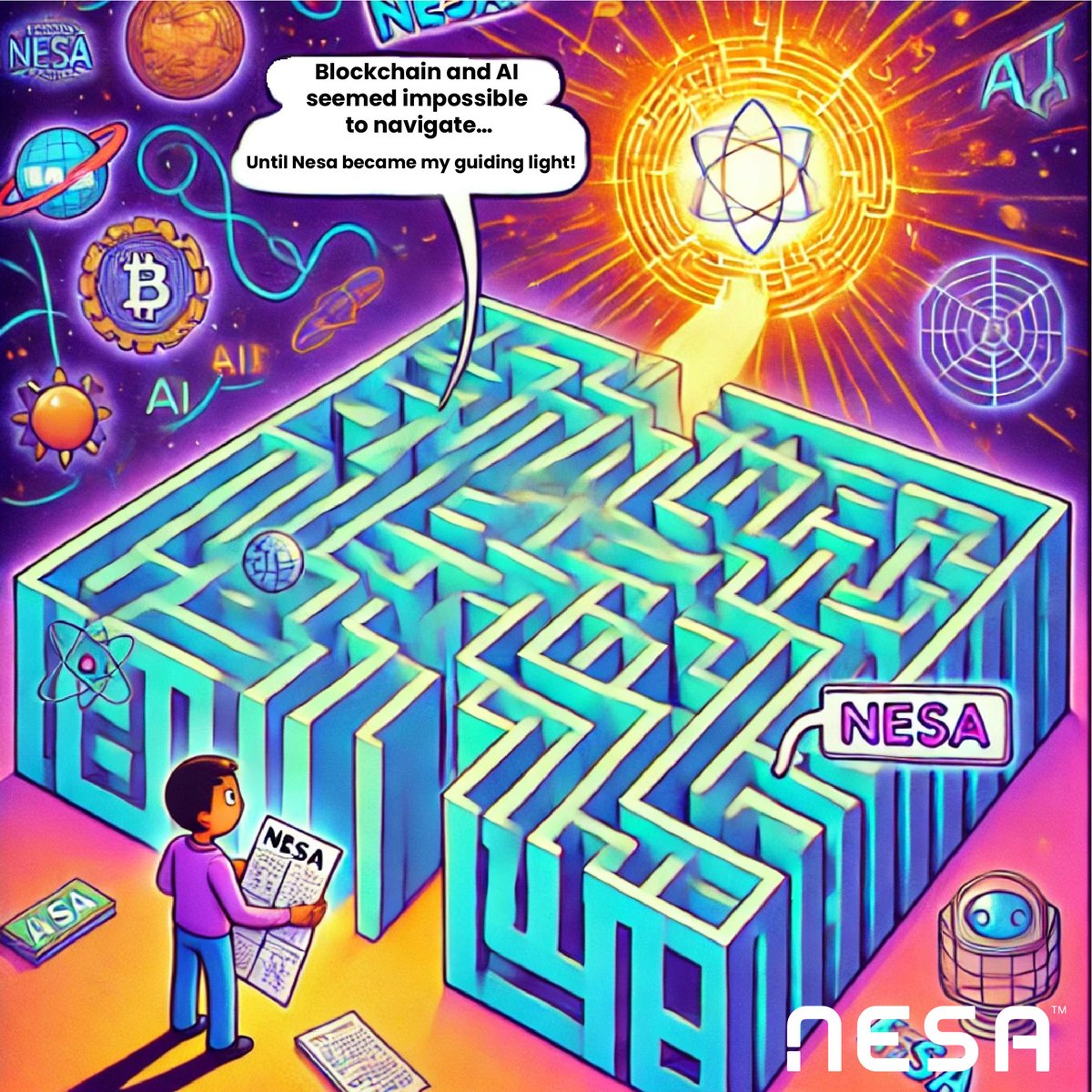 Kushan589's tweet photo. Navigating blockchain and AI felt like an endless mazeโฆ until #Nesa became the guiding light! ๐๐ Simplifying the future, one step at a time.
#MemesAI #NesaLayer1ForAI #AIPrivateInterferenceOnChain #BlockchainInnovation https://t.co/JPmQCv0wJC