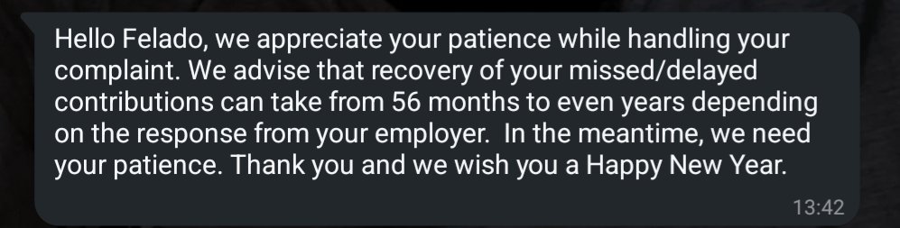 aaldomananu's tweet photo. @nssfug @nssfug is just confusing, someone's NSSF funds have not been paid intentionally after deductions from salary and all @nssfug does is to protect the comfort of the defaulting Employer other than concern of the Victim Employee, I don't understand who @nssfug stands for? 
😞😞😞 https://t.co/4VtGdrNTWn