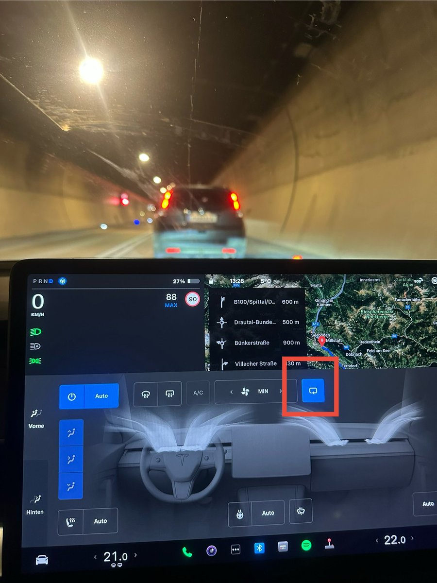 Hey <a href="/elonmusk/">Elon Musk</a>, how about an auto-switch to recirculated air in tunnels to cut exposure to exhaust fumes? Small tech tweak, big health impact. 🌍💨 #tesla