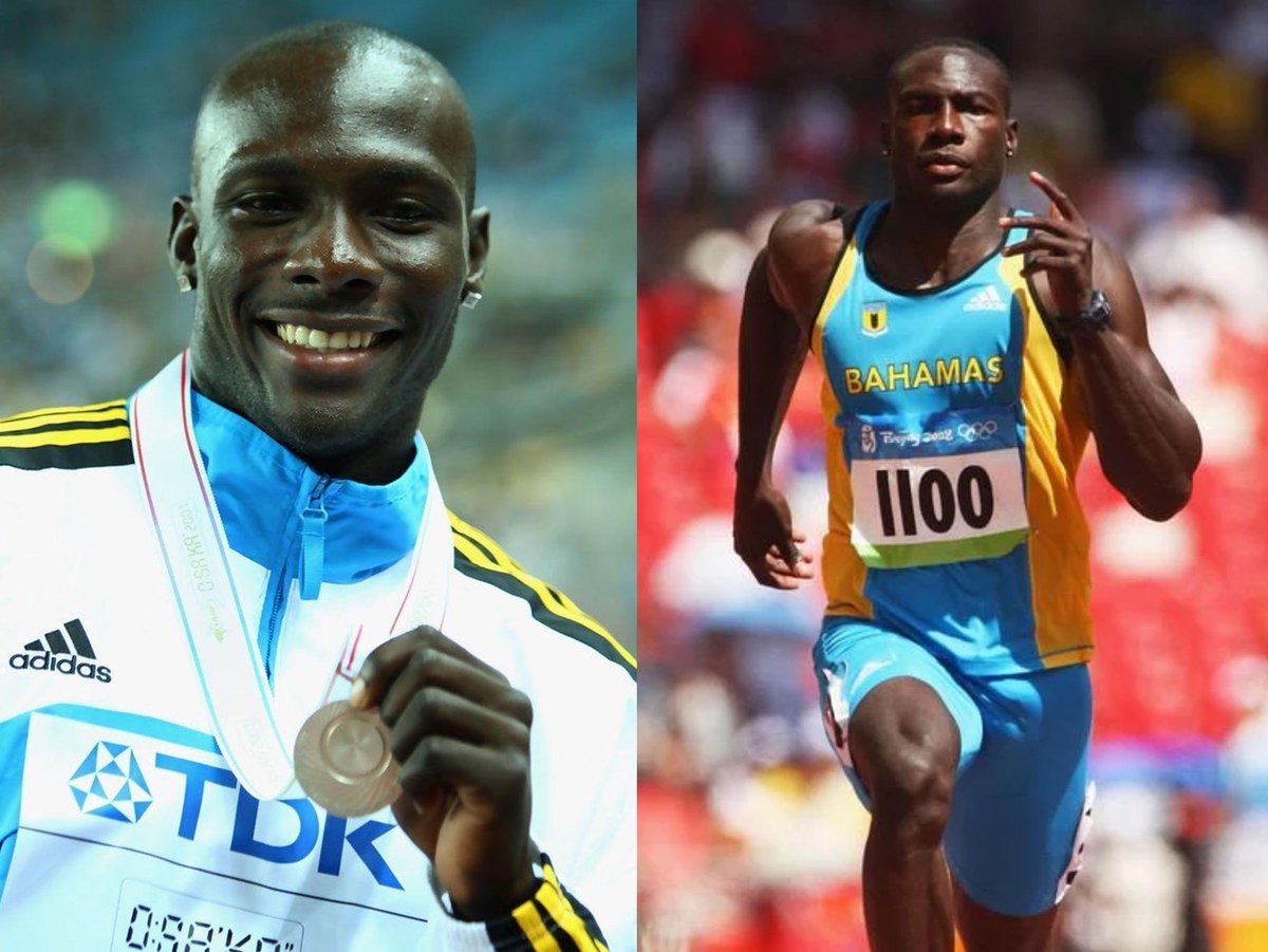 wcchen's tweet photo. Derrick Atkins, #Bahamian sprinter, born 41 years ago today on 5 Jan 1984, in #Jamaica. Holds #Bahamas 100m national record (9.91s). Won World Championships 100m Silver Osaka 2007. Second cousin of former world record holder, Asafa Powell. #Caribbean
https://t.co/MqFyJ7fpH7 https://t.co/VBUtGhtrgR
