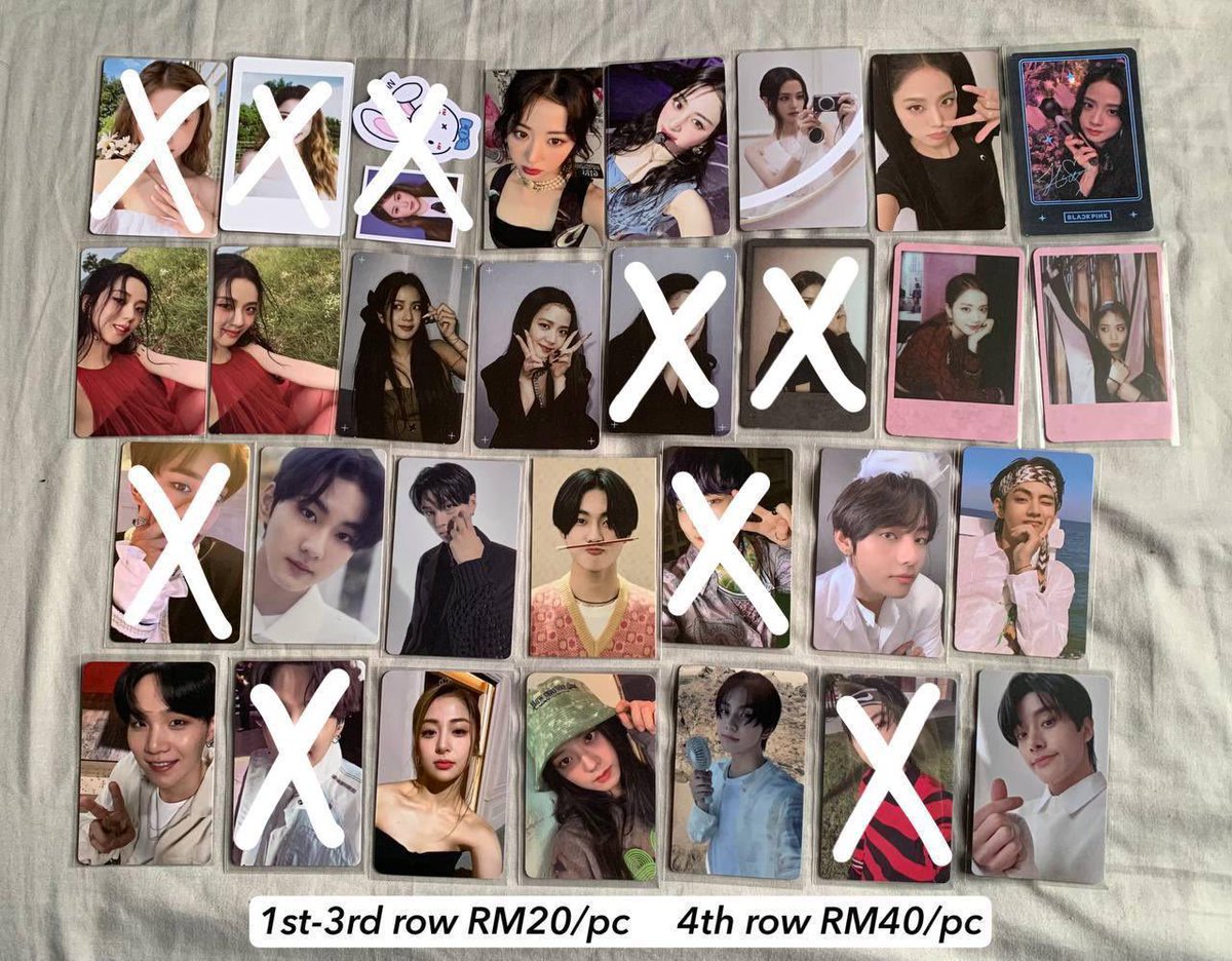 ddadduyaaaa's tweet photo. wts 🇲🇾

𖦹 price on the pic
𖦹 all in good condition :D
𖦹 can meetup on any cs events if available
𖦹 price excluding postage

#pasarNCT #pasarLesserafim #pasarKep1er #pasarStayc #pasarEnhypen #pasarBTS #pasarTwice
#pasarIve #pasarBlackpink https://t.co/y3YKDtFsRx