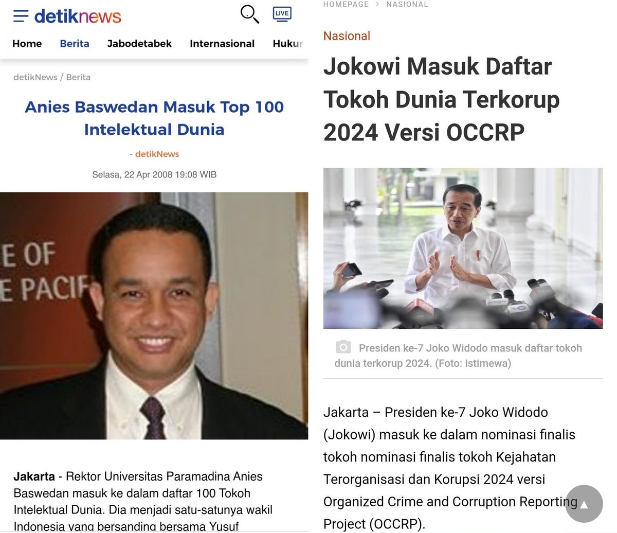 Manrounra's tweet photo. @jokowi Dimata Dunia : Anies Vs Jokowi https://t.co/OQNyg0VG8Z