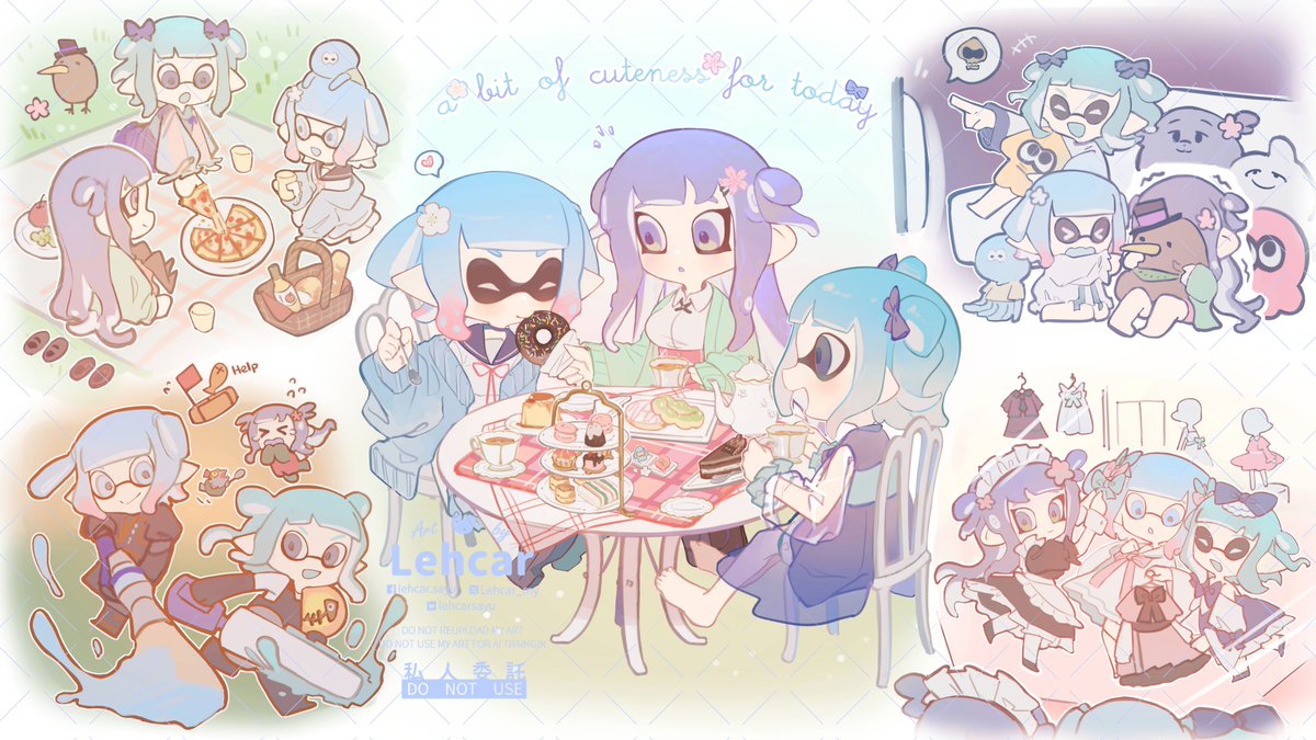 Commission 💙💜💙
#スプラトゥーン #Splatoon3