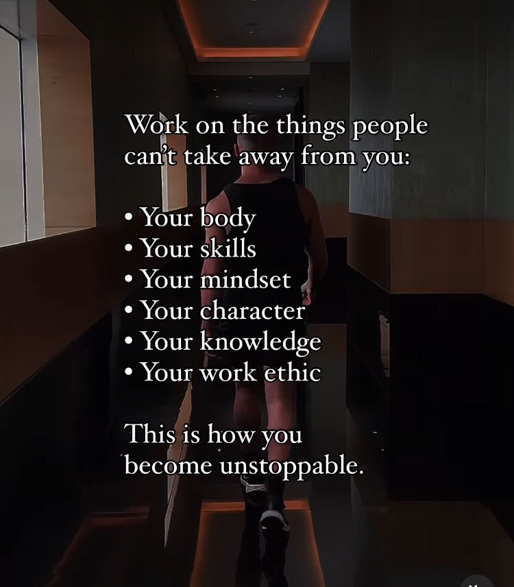 haliyak's tweet photo. Work on the things people can’t take away from you.👇

#Motivation #Inspiration #2025newyear https://t.co/zvWn0KAa27