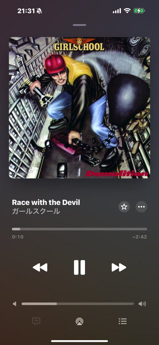 Jupiter569211's tweet photo. ジャケットは死ぬほどダサいけど、この曲は超かっこいい。
ハードロック好きで気になった方はYouTubeで聴いてみて。
おやすみー。
#Girlschool
#RaceWithTheDevil
#NWOBHM https://t.co/jaZhOlXIAm