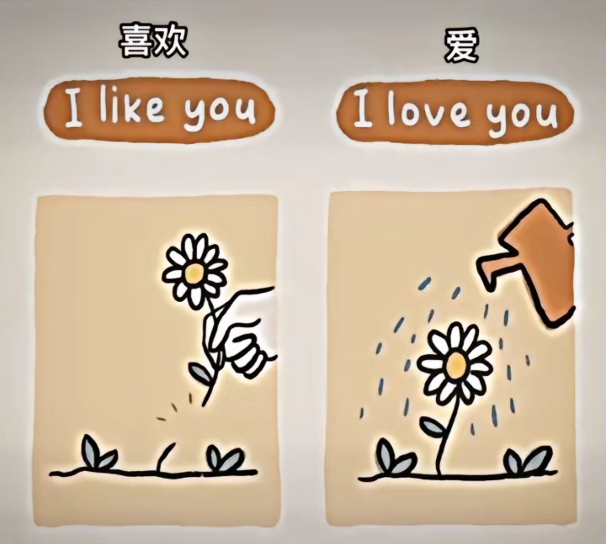 zhonghuifufu's tweet photo. 喜欢和爱的区别： https://t.co/M4NY0FLQnl