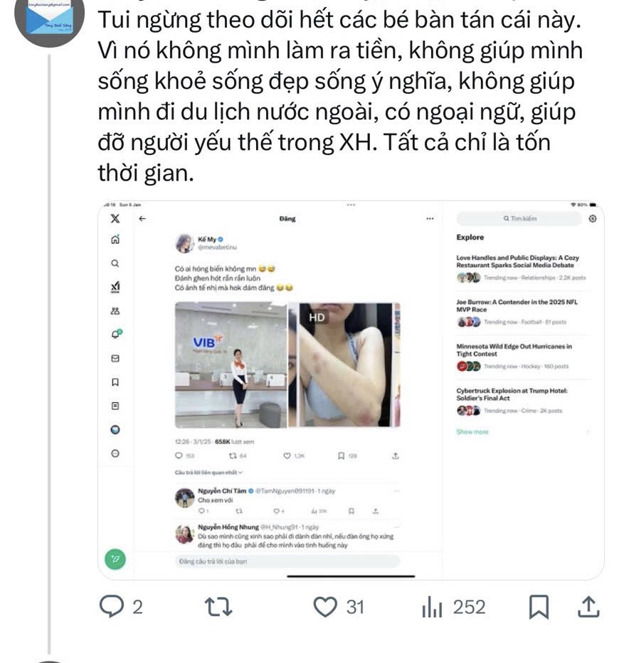 “Một bài phút chốc đăng chơi 
Làm người phiền muộn, lòng này chẳng yên …”

Lúc đăng bài mình cũng không nghĩ nhiều chỉ thấy vui vui, giải trí tí, không nghĩ xa, cũng không nghĩ là bài lại nổ view mạnh mẽ đến vậy. Trong sự việc này mình chân thành gởi lời xin