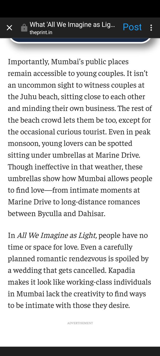 idesofavril's tweet photo. Read R@jesh R@jamani's AWIAL review and he cannot make up his mind on bedroom space. I h@te this so much. Just saying I'd like the movie more if it was based on a diff character in a diffly portrayed city doing diff things, bro watch a different movie. https://t.co/AkaK2Inii3