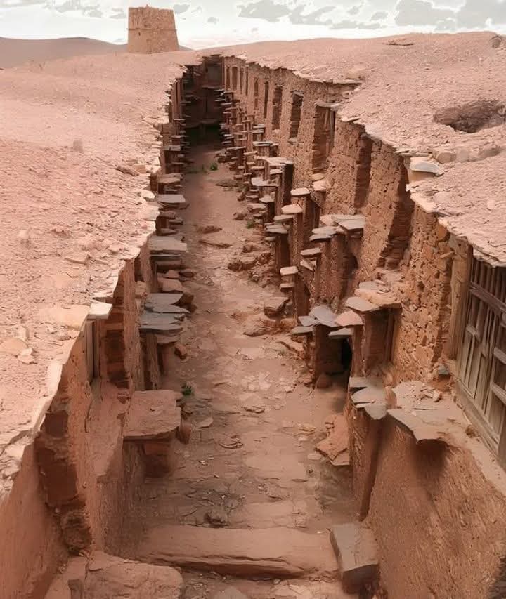 The Agadir of Amtoudi, an ancient fortified Berber granary, has stood resilient in Morocco's mountains for over 800 years. 

Built by the Amazigh people, these remarkable structures stored grain, oil, and valuables, safe from raids and harsh elements. Perched on a rugged hill