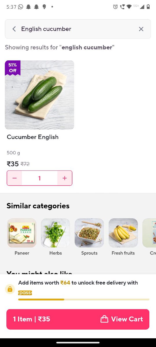rineshpk's tweet photo. @ZeptoNow ‘s “free cash” offer appears to be a gimmick. While they offer “free cash,” they increase the prices of products, effectively nullifying the benefit. In the end, you may end up paying the same amount—or even more—than you would without the offer. #zepto #offer https://t.co/7ssbICpmS9