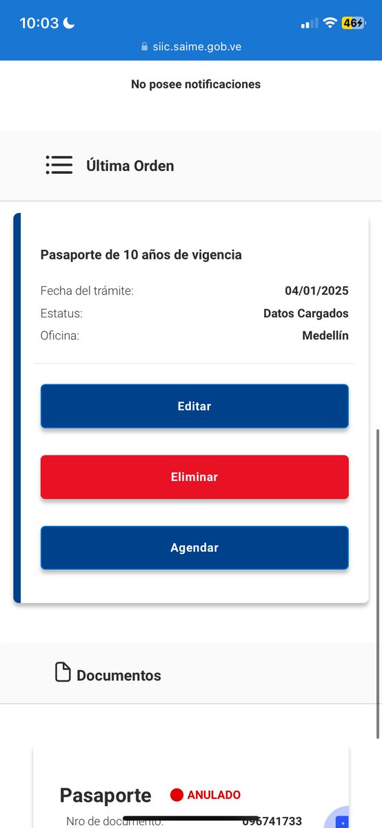 ronelljo18's tweet photo. @mccoam hola buen día cómo estás? Espero puedas ayudarme, el día de ayer realice el pago de pasaporte consular y al instante me llegó la planilla de pago pero nunca me llegó planilla de Cita y tampoco me deja descargarla solo me sale esto https://t.co/TzV6QtK1gT