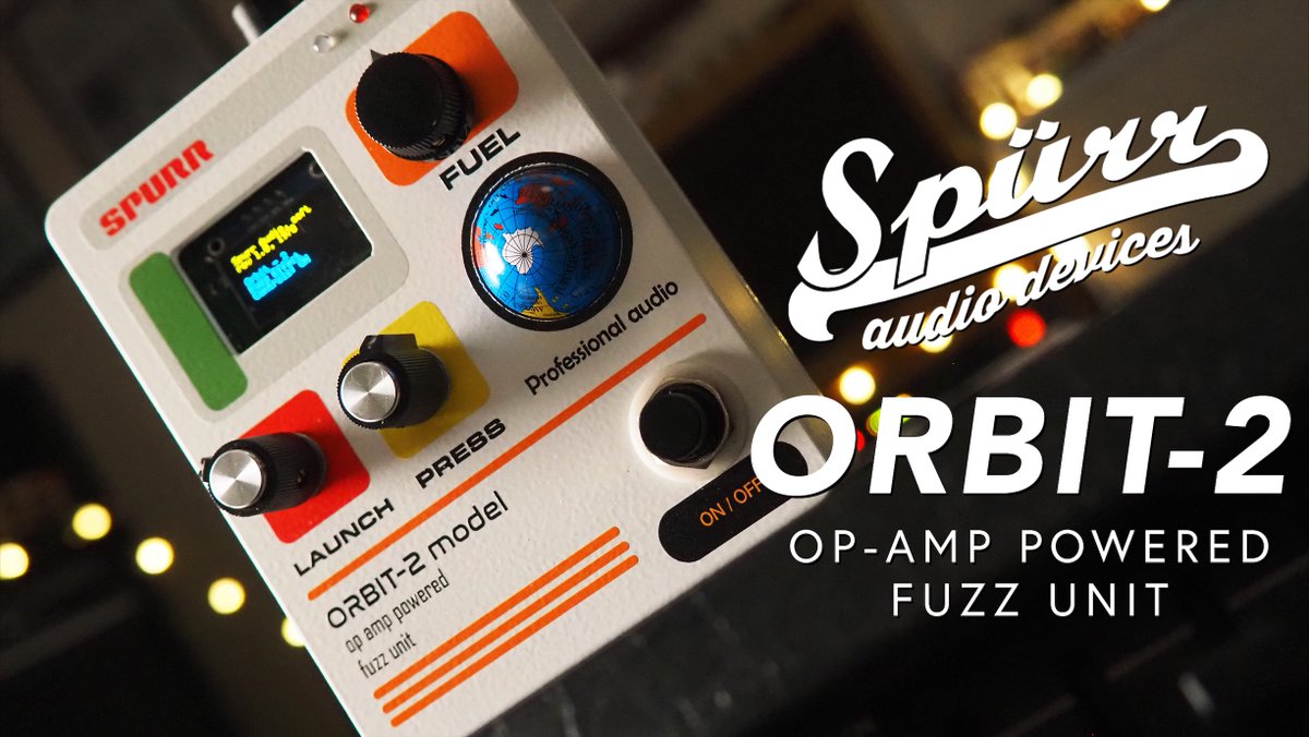 pedaloftheday's tweet photo. Today's pedal blasts off into the depths of outer space and beyond...check out our demo as we explore the marvelous Orbit-2 Op-Amp Powered Fuzz Unit, another sweeeeeet creation from the crew at #SpürrAudio!🤘🚀

https://t.co/mbPBerhSgY

#pedaloftheday #guitarpedals #sundayfunday https://t.co/l0OI2un2oo