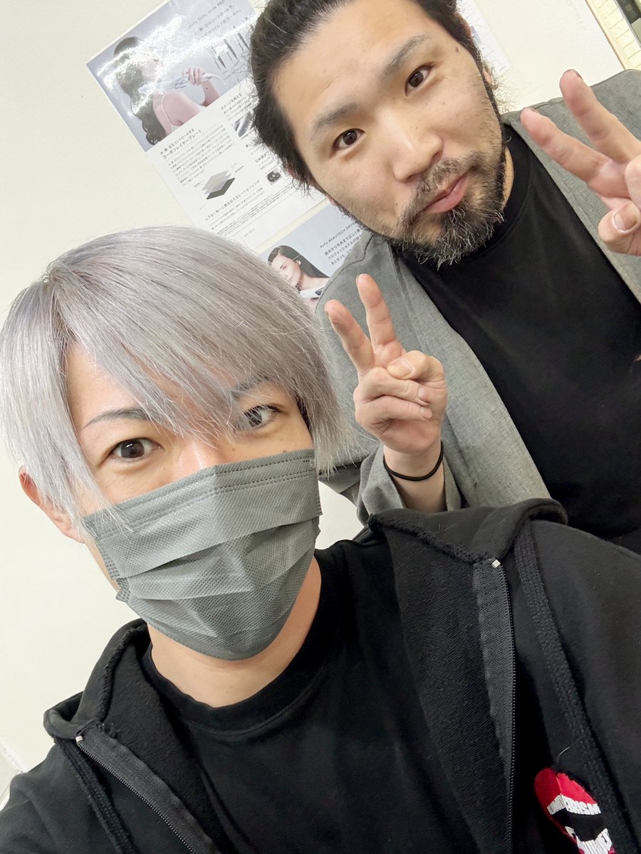 1/7.8のぴあアリーナに向けて髪の毛のカラー＆リタッチをして来たよ