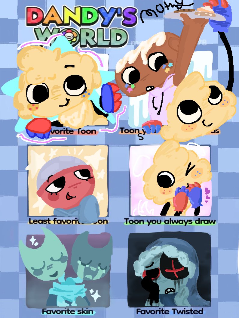 Maxy_is_bloo's tweet photo. I love this dumb game 

#dandysworldart #dandysworld #art #template https://t.co/WigewElDFE