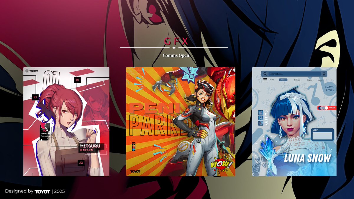 GPStocker's tweet photo. Estou vendendo artes, banner para twitter, discord e youtube, também faço gfx personalizado de qualquer personagem, demonstrações abaixo.
I'm selling arts, banner for twitter, discord and youtube, also do custom gfx of any character, demos below.
DM open https://t.co/pL8nI64zAz