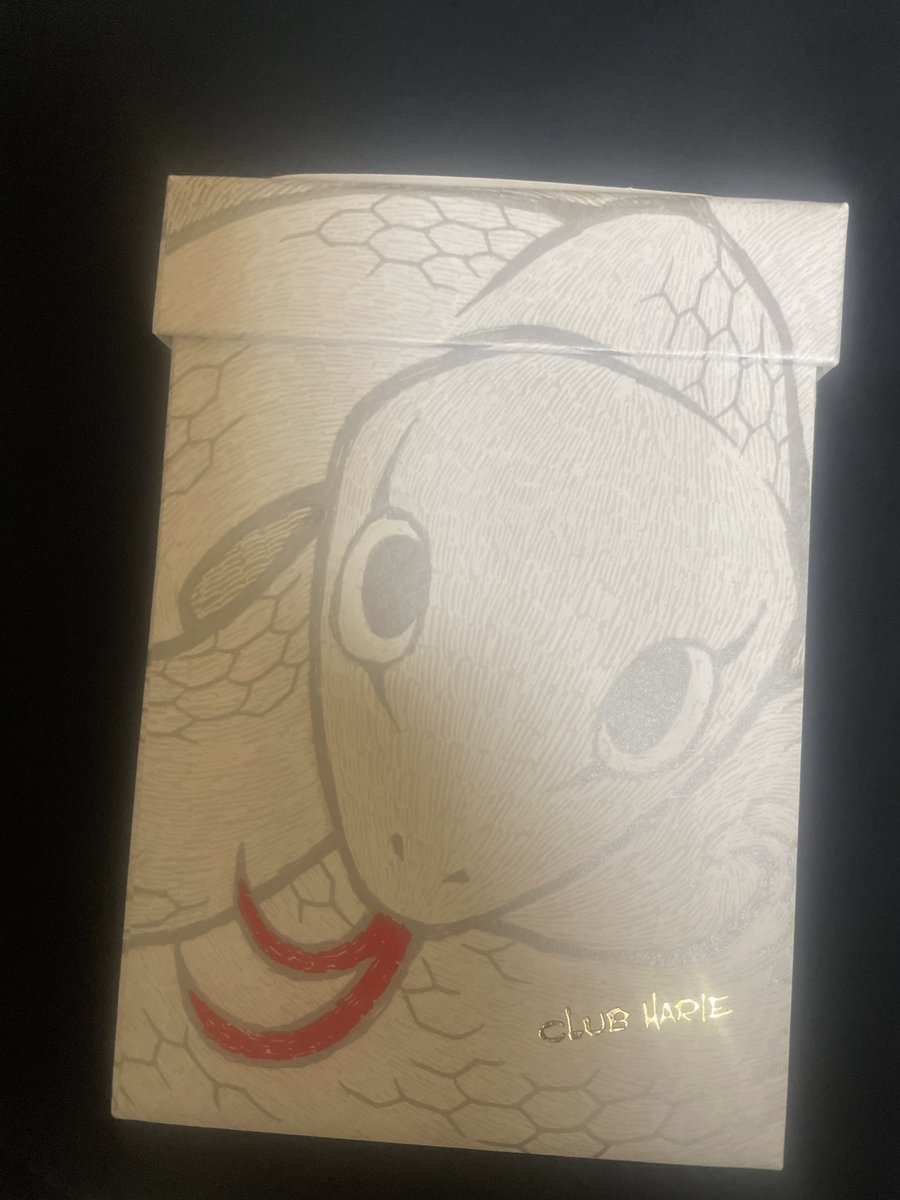 annie_AT's tweet photo. バームクーヘンいただいた。美味しいやつ！
干支のヘビ柄箱に入っててカッコいい。 https://t.co/9whM7LaSbP