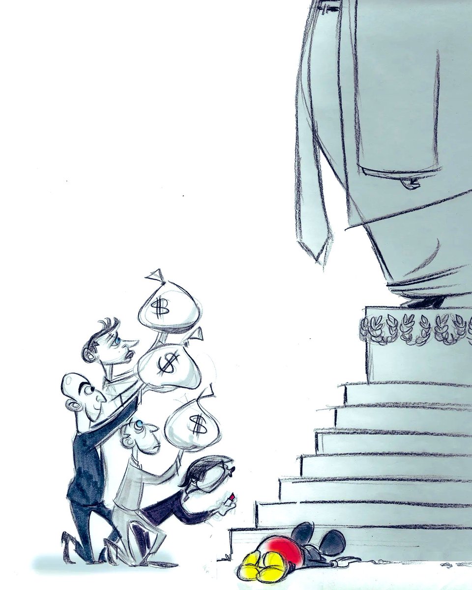 SelimAtalayNY's tweet photo. Washington Post ! 
Patronun karikatürünü çizdi, gazete yayınlamadı, karikatürist istifa etti 

✍️Gazetede 18 yıldır çalışan ödüllü karikatürist Ann Telnaes, gazetenin sahibi Bezos ve diğer Tech-Medya baronlarını Trump’ın önünde eğilirken çizdi.

✍️Gazete basmadı. 
Editör-Karikatürist zehir zemberek ’18 yıldır kimse bana karışmadı. Bu nasıl basın özgürlüğü’ deyip istifa etti. 

✍️Telnaes, yorum sayfasına çiziyor... 
Baronlar, menfaat için Trump’a para akıtıp, bağlılık bildiriyor- konusunda çizmiş: 
🔺Trump anıtı önünde Wash Post ve Amazon sahibi Bezos; Meta’dan Zuckerberg; OpenAI Sam Altman; LA Times sahibi Patrick Soon-Shiong, ve Disney medya adına, Miki Fare var.

🔺Gazete: Biz bu konuda bir köşe yazısı yayınladık. Karikatür, tekrar olacaktı.. Ondan basmadık- dedi.

🪂Kimse inanmıyor tabii. ''Waaay hani Bezos bu bu gazetenin ön sayfasına  -Gerçekler Karanlıkta kaybolur- yazmıştı...’'  
‘Washington Post’un kurucuları mezarlarında ters dönüyorlar’ vs

🎠Biz de ekleyelim: 
Bezos gazetenin “Seçimde Kamala’yı destekliyoruz. Kamala başkan olmalı” başyazısını da durdurmuştu. 
İşadamı öngörüsü işte ‼️