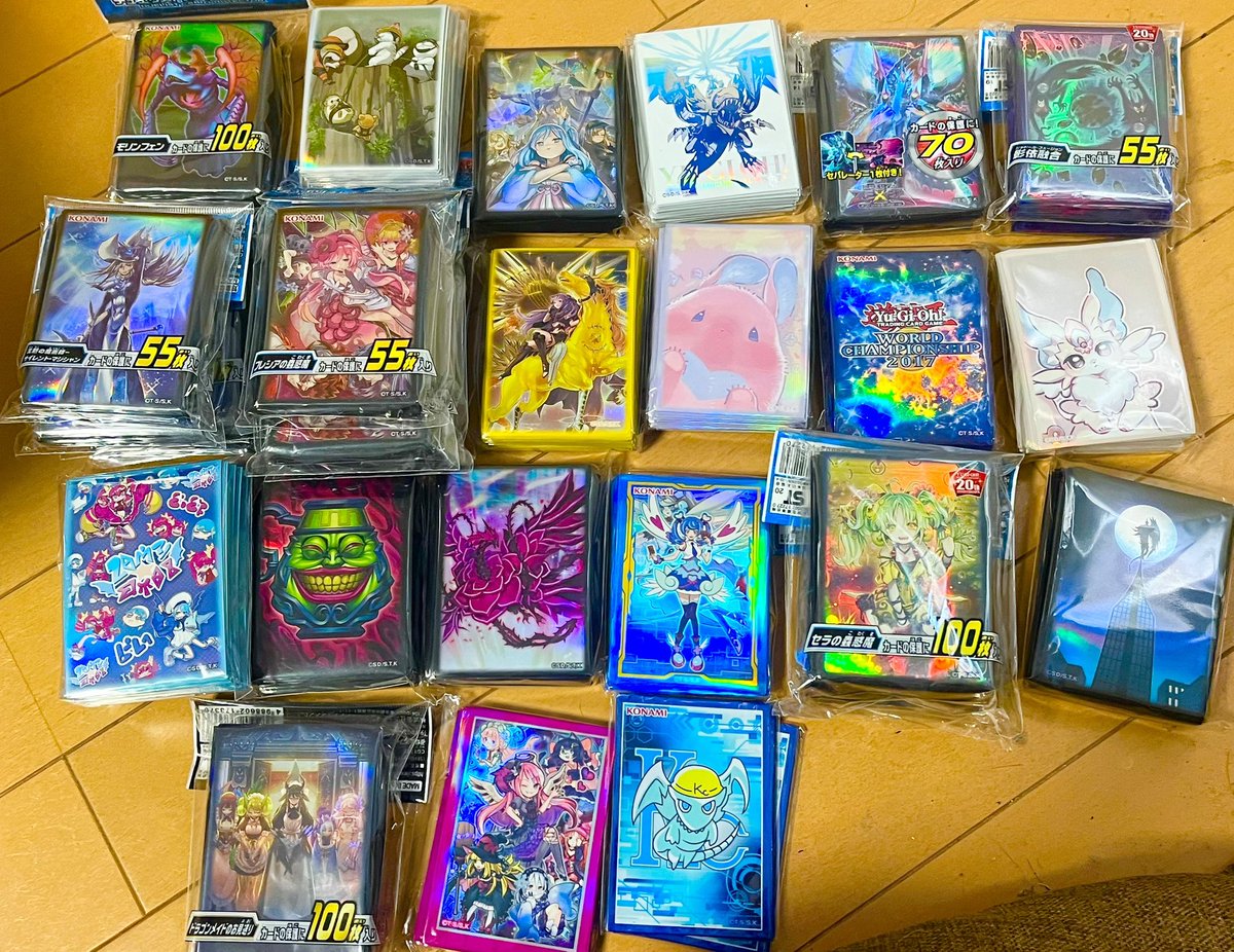 tk_ygo's tweet photo. どなたかこちらのスリーブ買い取ってくれる方いませんか？ https://t.co/oSFuWu0YJy