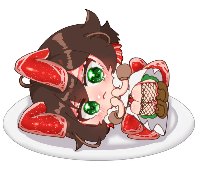 皿の上の肉#やきゅあーと #部位Tuber焼肉ちゃんアクキー出るかも? 