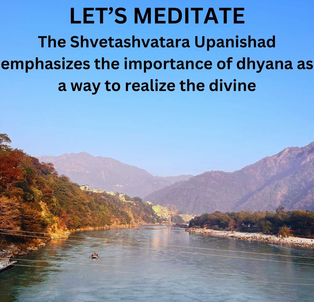 meditationindia's tweet photo. Meditation, as per Vedic scriptures, is a disciplined practice of focusing the mind to connect with the self and the divine. It often involves deep breathing, chanting sacred mantras like "Om," and concentrating on inner awareness or the Supreme Consciousness https://t.co/DCLBmulDJo