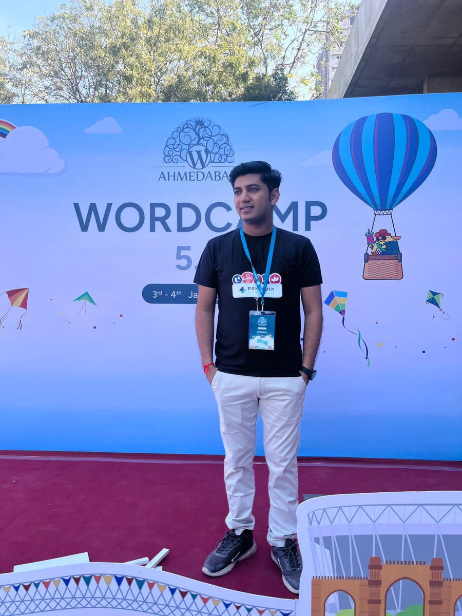 devangvachheta's tweet photo. Having a great time at #WordCamp @WCAhmedabad  !🎉

#WCAhmedabad https://t.co/GHiCjksC1G