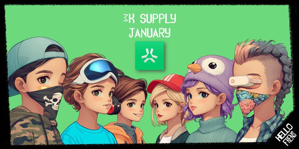 captainzeezy's tweet photo. ✳️Giving away 2X GTD and 5X FCFS WL Spots for @hellofrens_nft ✳️

• 3k supply 
• Launch: January 
• Chain: Abstract L2 

To get in:
• Follow @MetaMint_Dao &amp; @hellofrens_nft 
• Like and retweet.
• Drop EVM address.

Winners in 24 hours https://t.co/KfmX5h55Yr