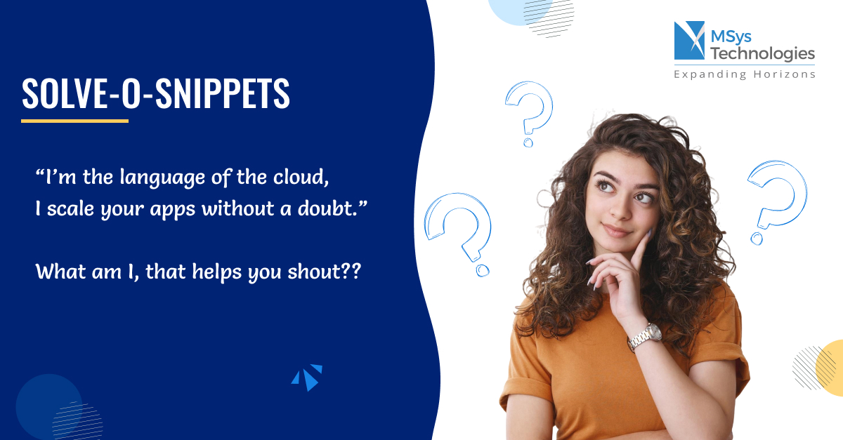 AziroTech's tweet image. Put on your thinking cap!

Can you solve this tricky riddle? Leave your answer in the comments below!

#RiddleMeThis #BrainTeaser #SolveOSnippets #RiddleRoundup #SolvethePuzzle