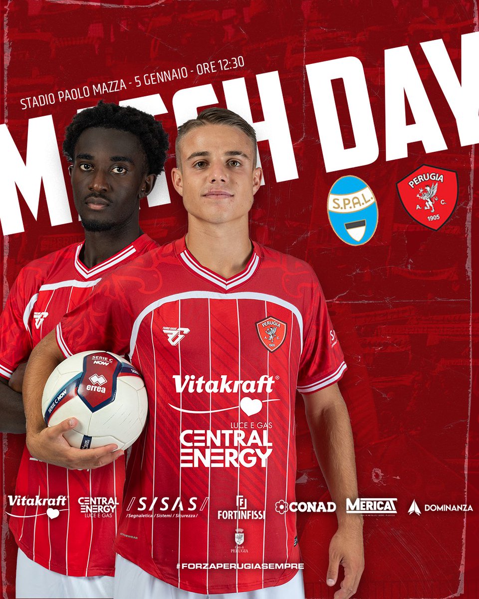 ACPerugiaCalcio's tweet photo. 💣 𝑴𝑨𝑻𝑪𝑯 𝑫𝑨𝒀 🔥
⚽️ #SpalPerugia
⏰ 1️⃣2️⃣:3️⃣0️⃣
🏟 #Mazza
📺 @SkySport @NOWTV_It
𝐕𝐀𝐌𝐎𝐒 𝐆𝐑𝐈𝐅𝐎! ⚪️🔴
#forzaperugiasempre #SPAPER @seriecofficial https://t.co/A7fTw7tNJa