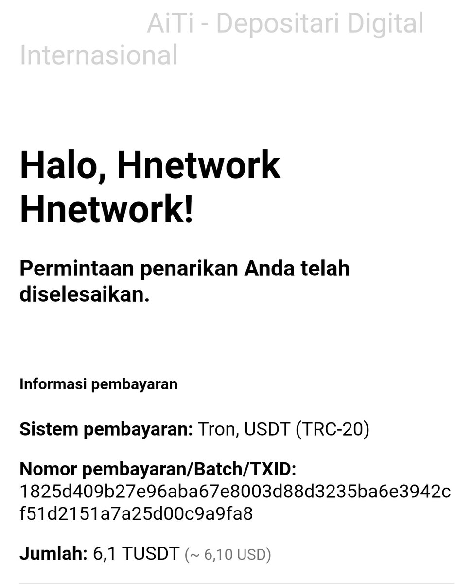 HYIP_Network's tweet photo. 51st withdrawal from AiTiMart...
Register here: https://t.co/zJsExyZCTB

After deposit, it will run automatically, and withdraw your profit every day.

Follow my telegram channel: https://t.co/Bqiwi2eK2P

My website: https://t.co/duDIcwXyCO

#hyip #investments #investing #crypto https://t.co/3wjVRONxHN