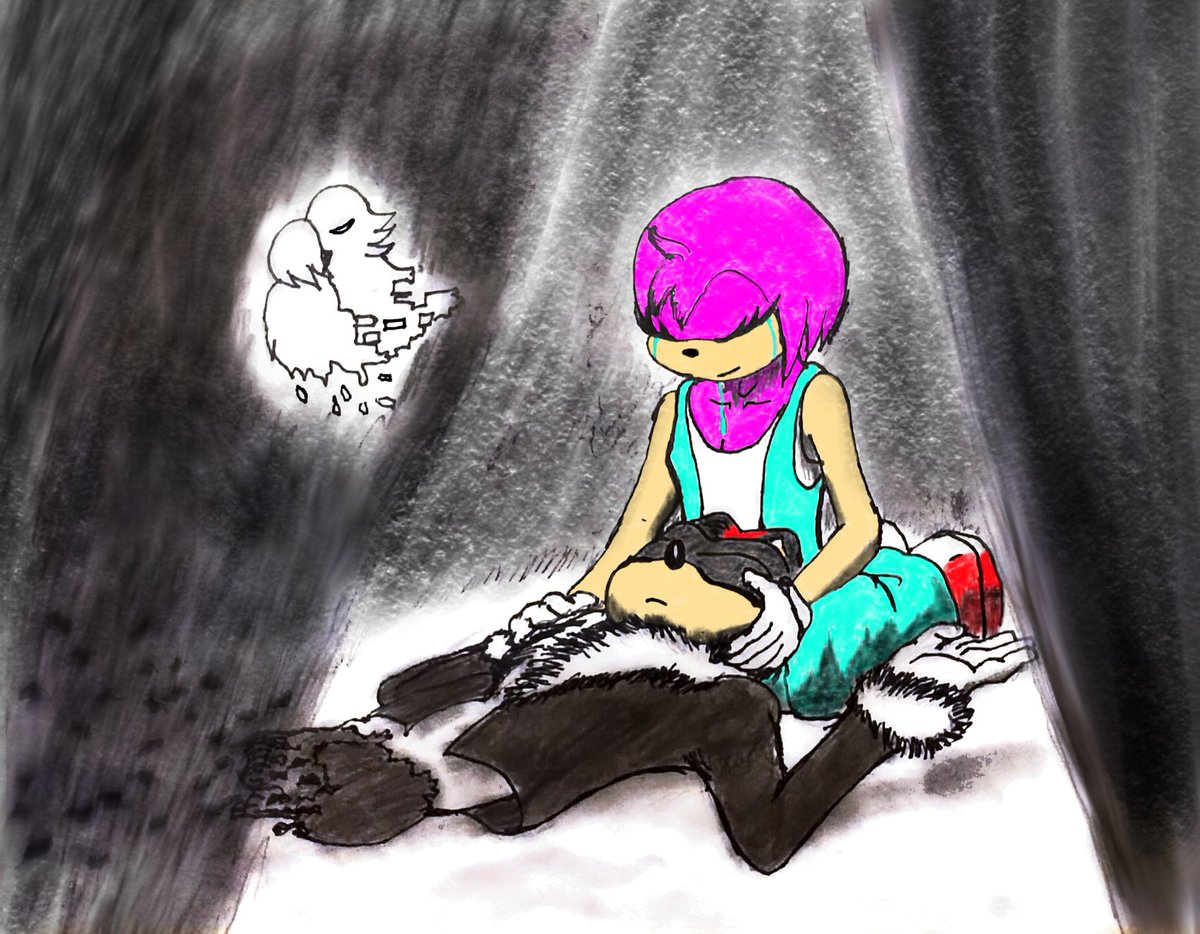 Here is the Colored version of the ShadAmy Final Fantasy VIII piece I've done. Hope you all like this as well.
🎩 

#ShadAmy #ShadowtheHedgehog #AmyRose #FinalFantasyVIII #ShadAmyForever