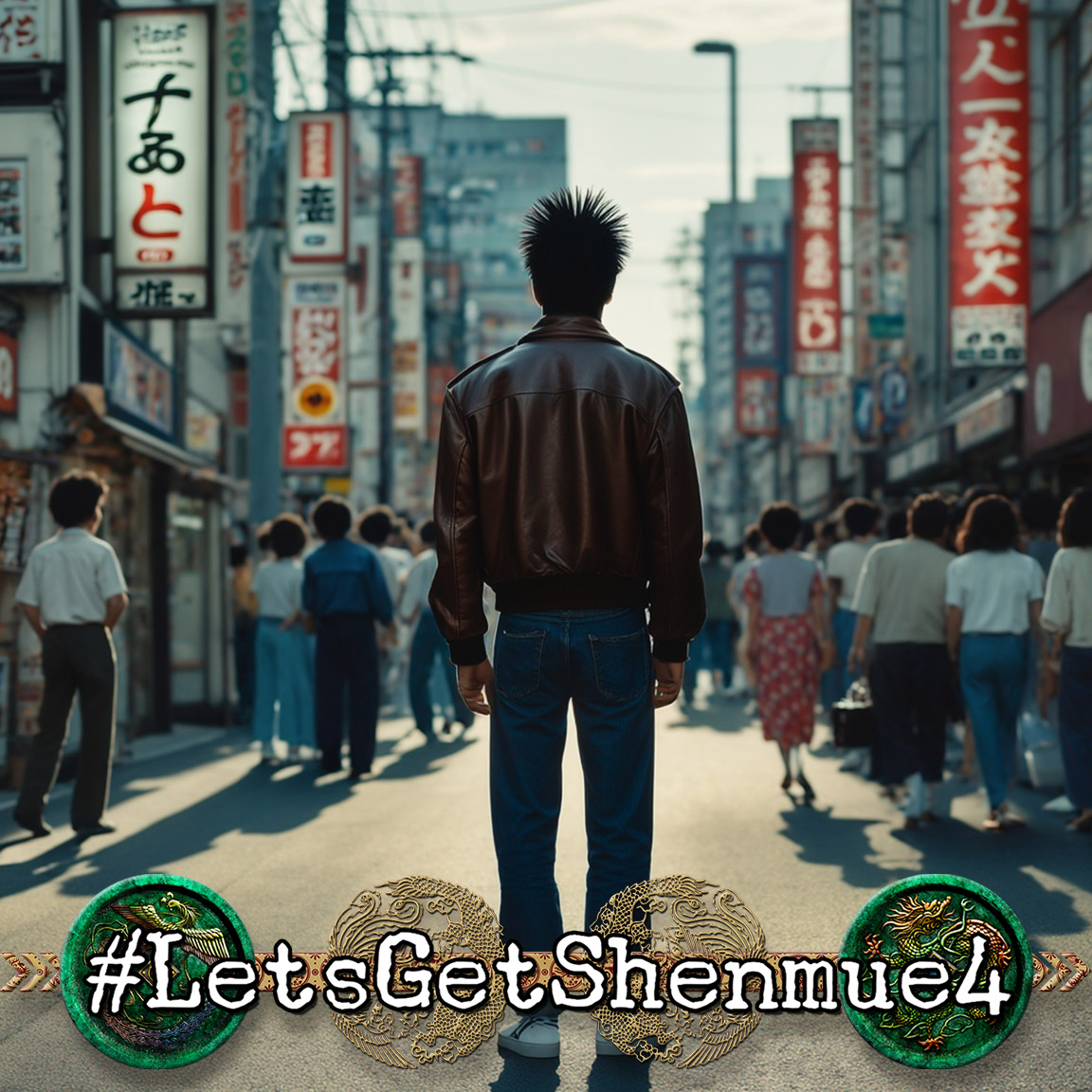 alzarac's tweet photo. #LetsGetShenmue4 

AI images by @LumaLabsAI https://t.co/4PZyYpHGOi