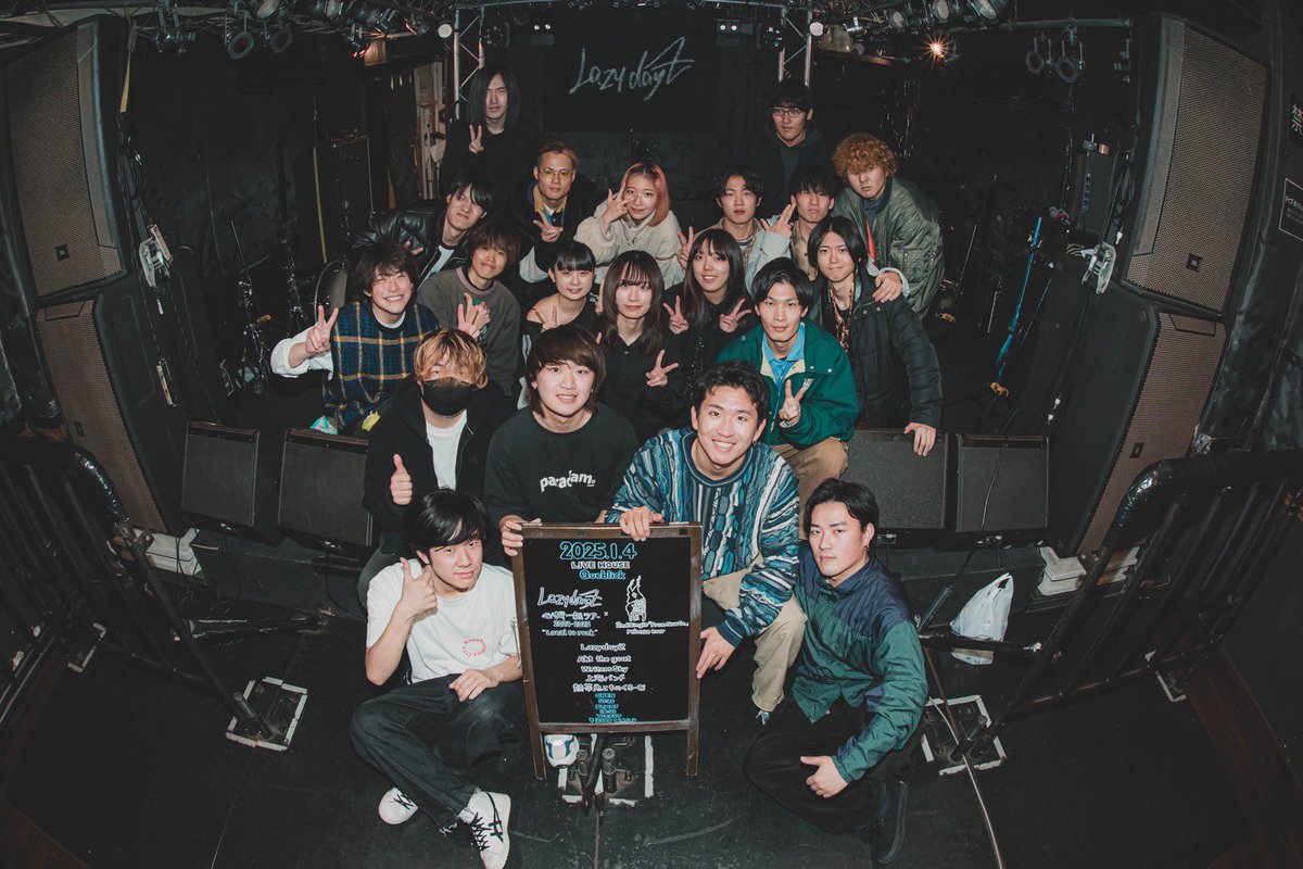 writers_sky's tweet photo. Lazy dayz 心機一転ツアー ’’Local to Rock’’
AKT THE GOAT 『From Now On』release tour
2025.01.04
@Queblick

photo by @mio_photocam 

新年1発目のライブでした！
今年もバンバンLIVEしていきます！ https://t.co/A0yoxnXu2U