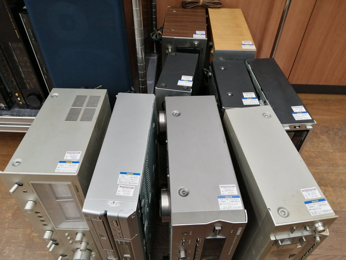 ジャンクのアンプ類を大量出荷！！ 部品取りや修理したい方、ぜひ 