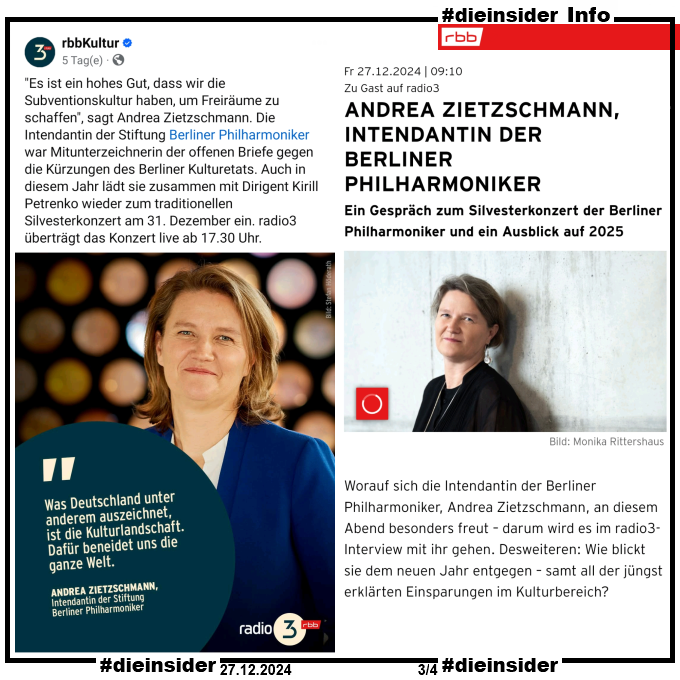 Die_Insider's tweet photo. #AndreaZietzschmann, Intendantin der Berliner Philharmoniker spricht über die "Deutsche Kulturlandschaft"!

Mehr gibt es darüber nicht zu sagen. Eigentlich. Wenn es nicht Leute gäbe, die in ihrer Hass-Welt leben.

#LautGegenNazis #NiemalsAfD 
#Berlin #Philharmonie
#DieInsider https://t.co/FSbbD683Ls