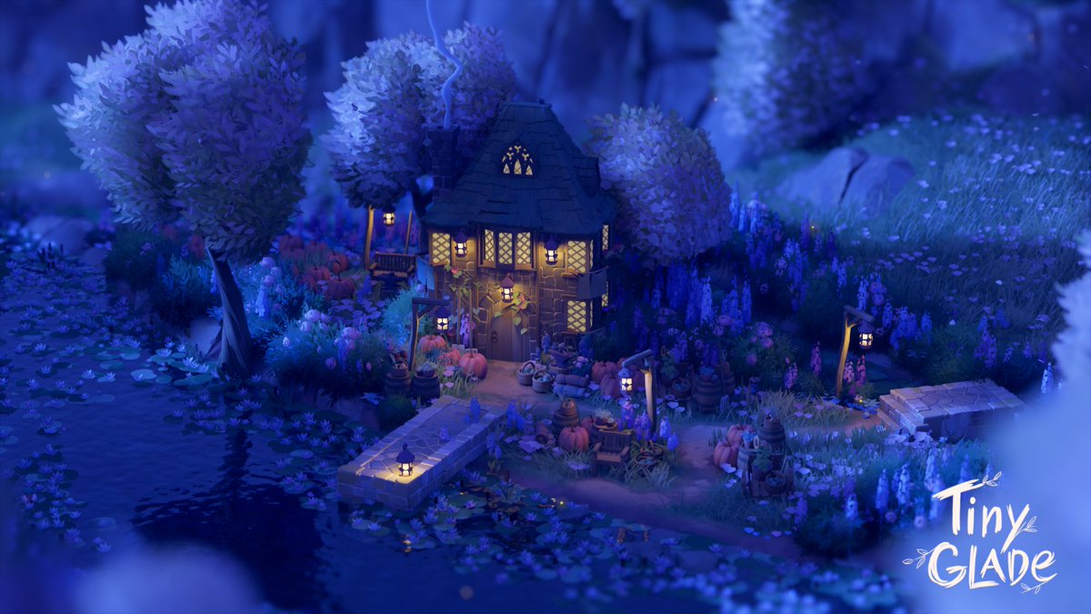 jasherr__'s tweet photo. #TinyGlade #TinyDaily Hermit's Hut. Haven't been posting my builds lately. Here's the daily theme. https://t.co/Q74EnDvBuv