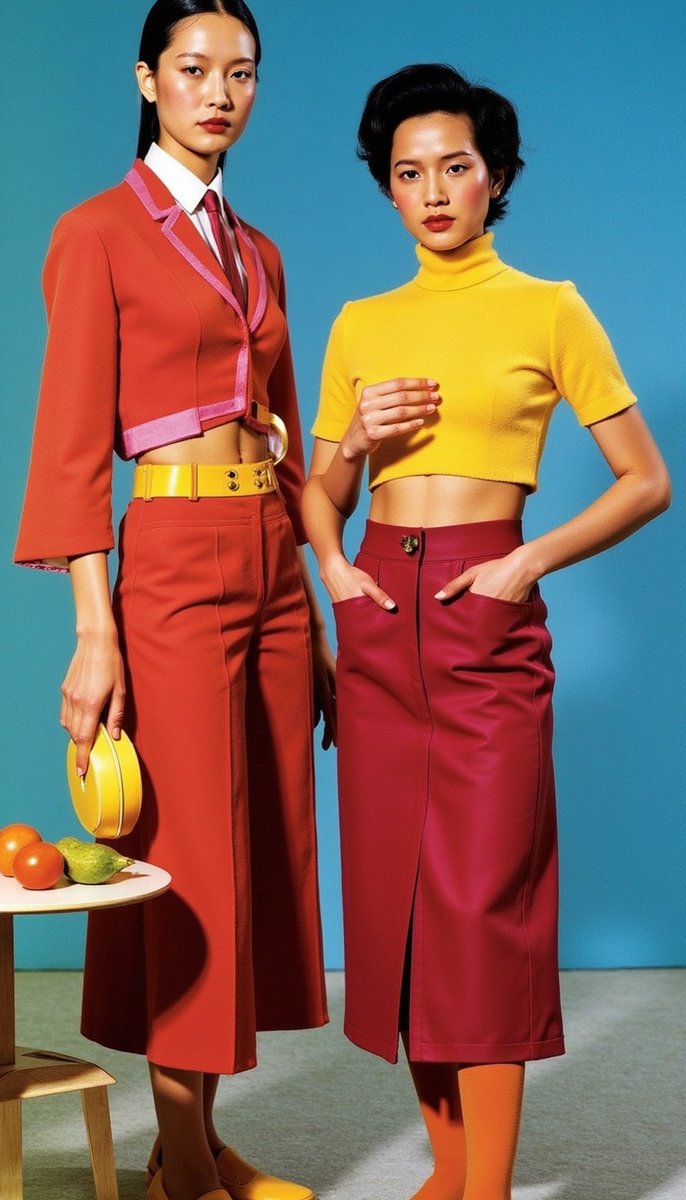 studiodblabs's tweet photo. United in Color!
@freepik @bfl_ml
#aiart #aimodel #aifashion #studiodblabs #vividcolor #boldcolor #summerstyle #mixedrace #mixedethnicity #BoldFashion #fashionstyle #retroaesthetics #colorblocks #fashionshoot #ColorPop #RetroVibes #BoldFashion #UnitedInStyle #QuirkyAndChic https://t.co/BVor3xZLQ1