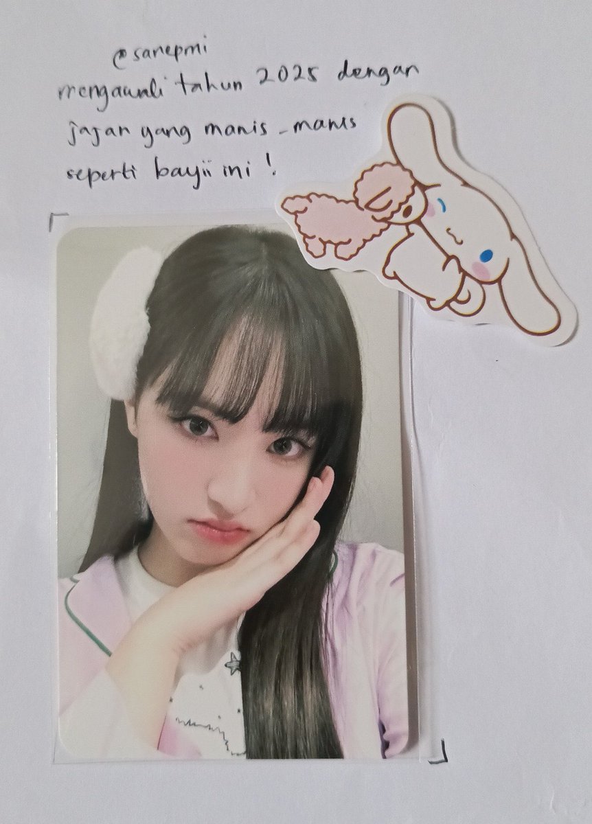 ₊˚🔮彡 𝒎𝒂𝒈𝒊𝒄𝒂𝒍 𝒑𝒓𝒐𝒐𝒇 𝒕𝒐𝒅𝒂𝒚 𓂃 𓂂𓏸
   spesial awal tahun, akhirnya kujemput jugaa bayi satu ini 🧏🏻‍♀️🧏🏻‍♀️💟💟