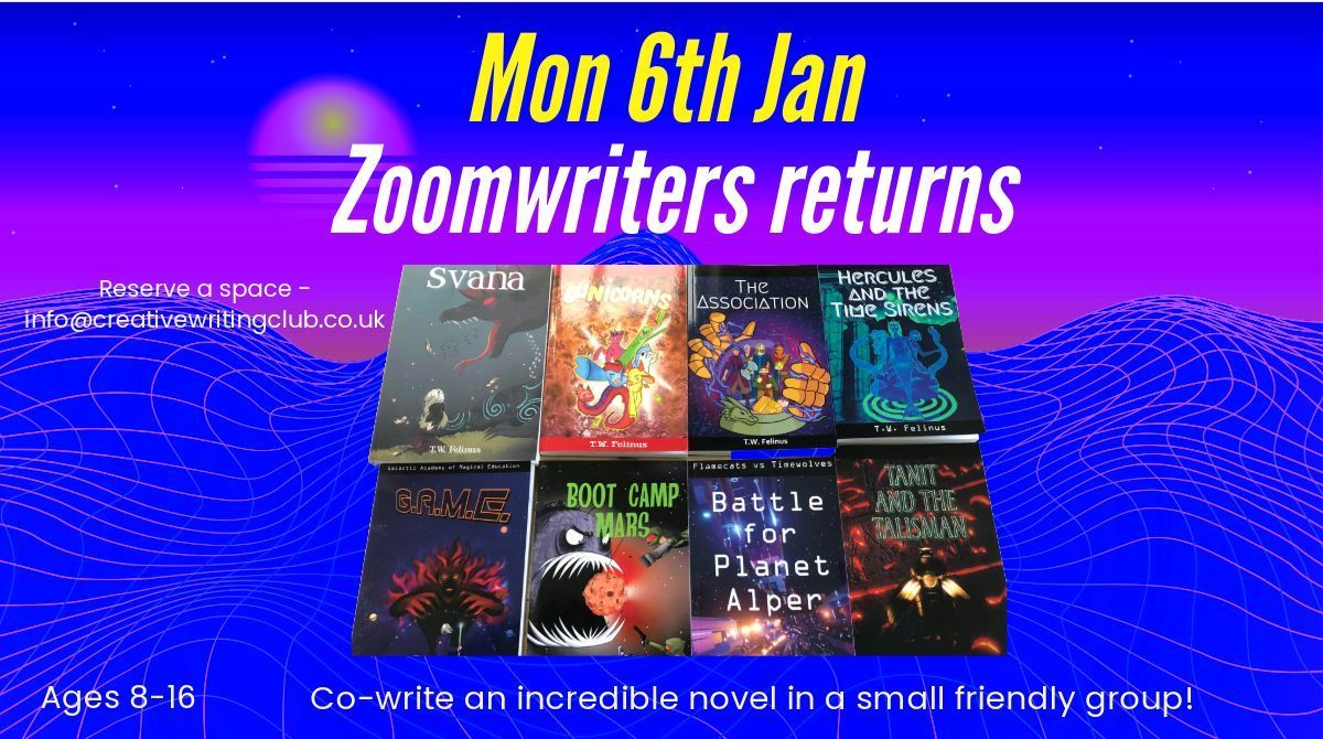 CWClubUK's tweet image. Join us for some cool creative writing adventures next year!
buff.ly/3vspSIc