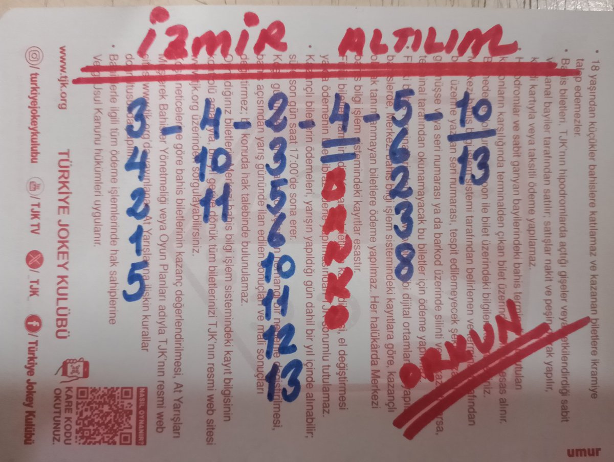 AsitOrkun's tweet photo. İzmir altılım herkese açık paylaşılmıştır bol şanşlar dilerim kral👑 tahmin..... https://t.co/puZNqrmJWm