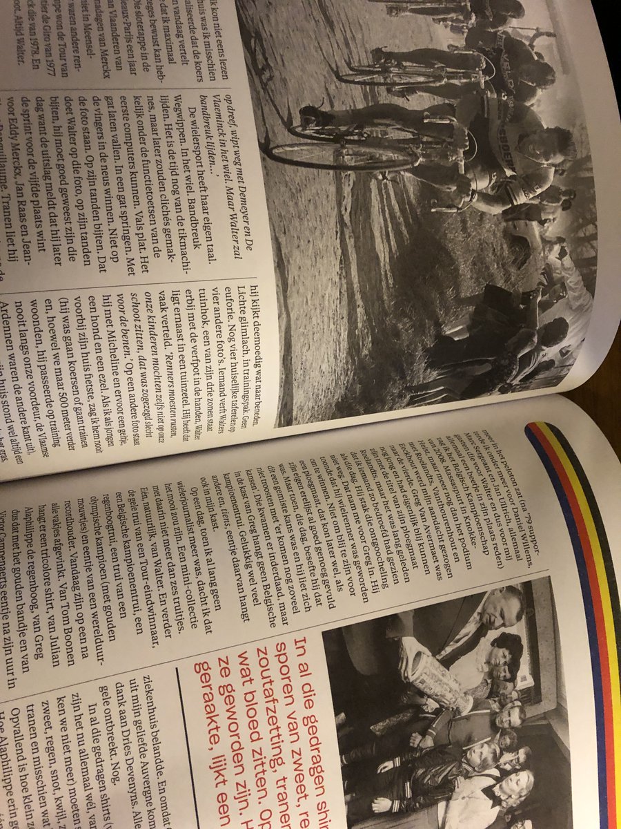 P_Verstuyft's tweet photo. Mottig weer? Tijd om te genieten van @BahamontesMag van december met o.m. dit fijnmenselijk portret van virtuoos Rik Van Puymbroeck over de gedeelde "eeuwige liefde" voor Walter, "altijd maar Walter". https://t.co/l5jp51N9iI