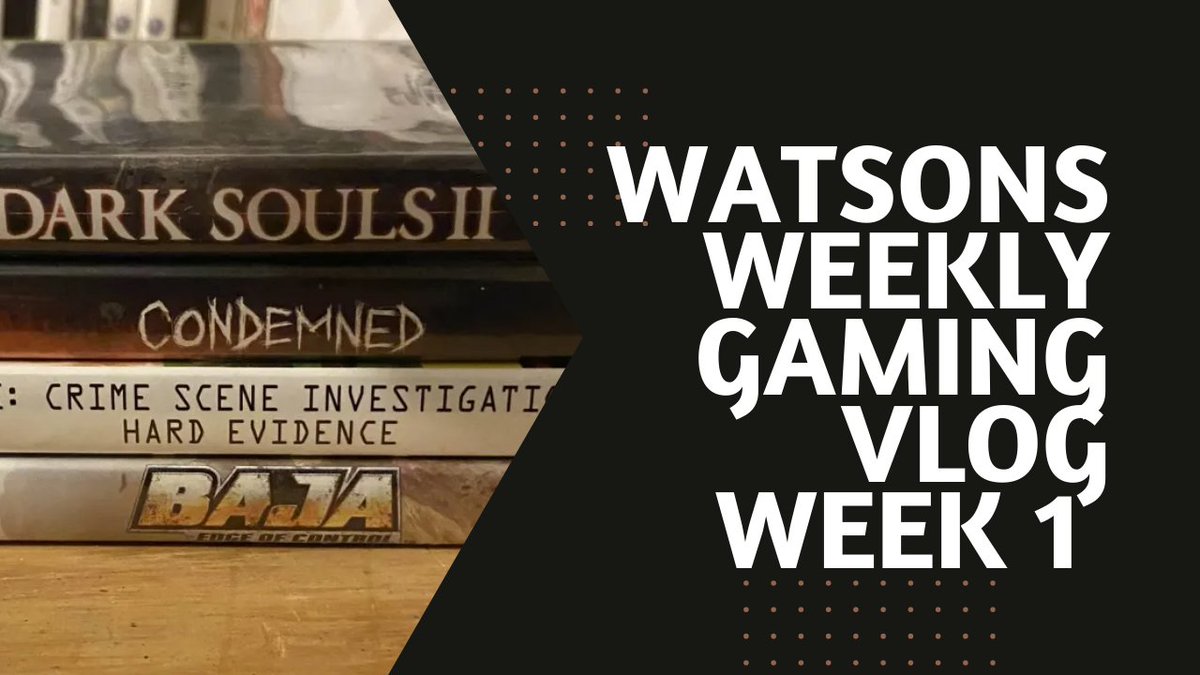 Its the end of the week which means its a good time to post a weekly gaming vlog!

Week 1 starts here

Check it out, links in the comments