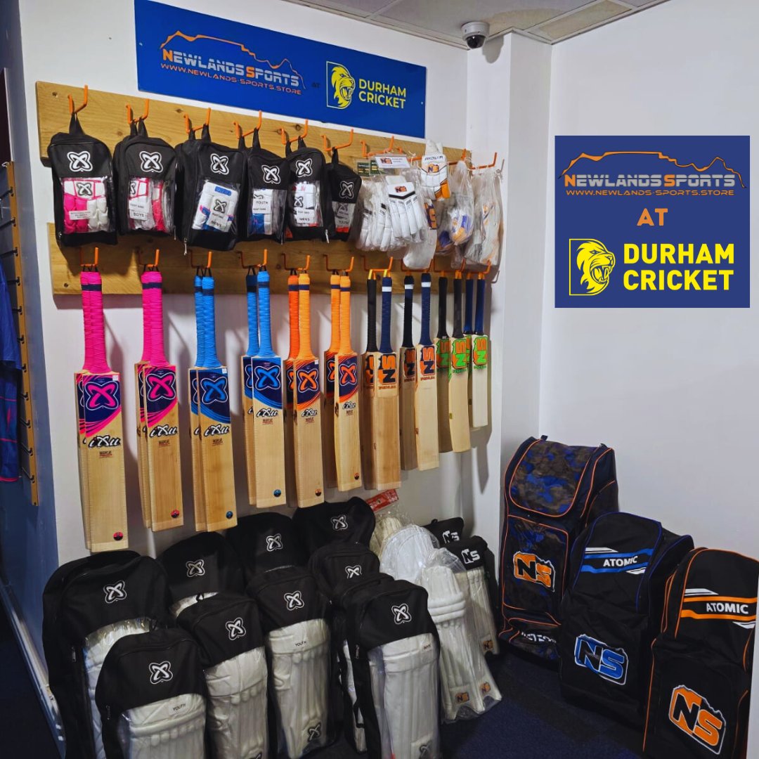 📢 We are super proud to announce our small concession in the Durham Cricket shop, to celebrate our continued partnership with Durham Cricket.

#newlandssports #durhamcricket #ixucricket #nscricket