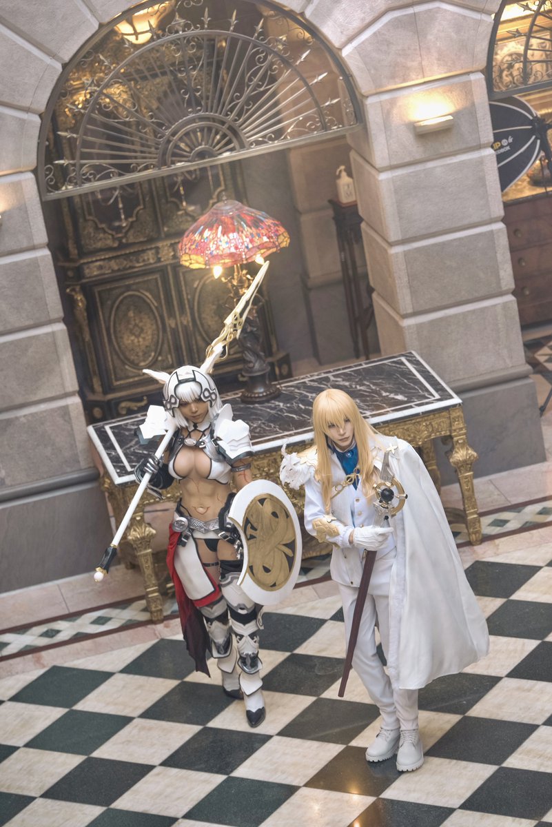 gau6464's tweet photo. コスプレ⚠️cosplay
FGO
キリシュタリア@ta6464 
カイニス@trampolinehell 
📸@non_himmel https://t.co/QqVC0mSeXX