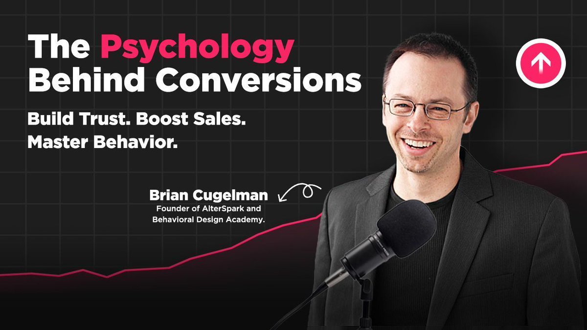 "Trust forms faster than any other emotion online."

Behavioral scientist <a href="/cugelman/">Brian Cugelman</a> shares what most marketers miss after 2 decades studying digital psychology:

Everyone focuses on tactics:

- Countdown timers
- Star ratings
- Trust badges

But here's the deeper truth:

Trust