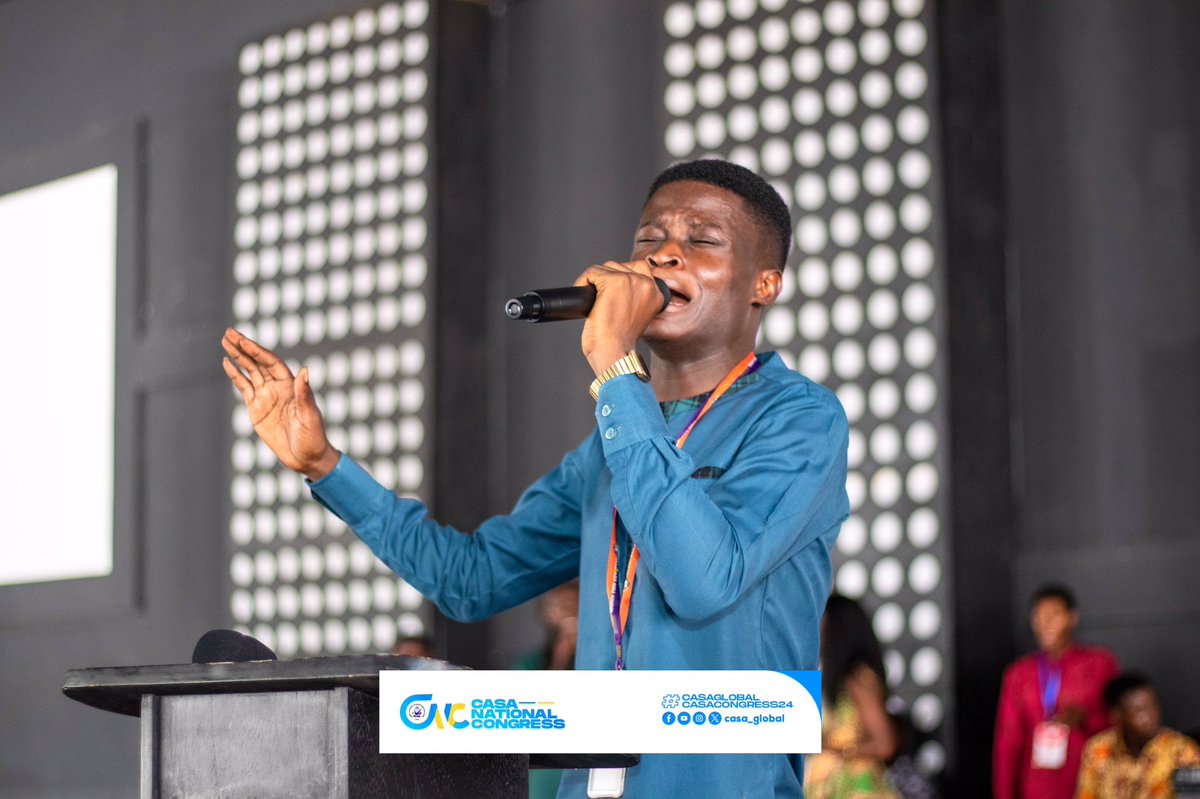 casa_global's tweet photo. Whenever Elder Caleb climbs the podium, we know it's that moment to sing CAC hymns.

What's your favorite CAC hymn? You can share some lines of the lyrics with us to join you sing.

#CASAGlobal #CASATakeOver #CASACongress24 https://t.co/0kbw0lOdLv