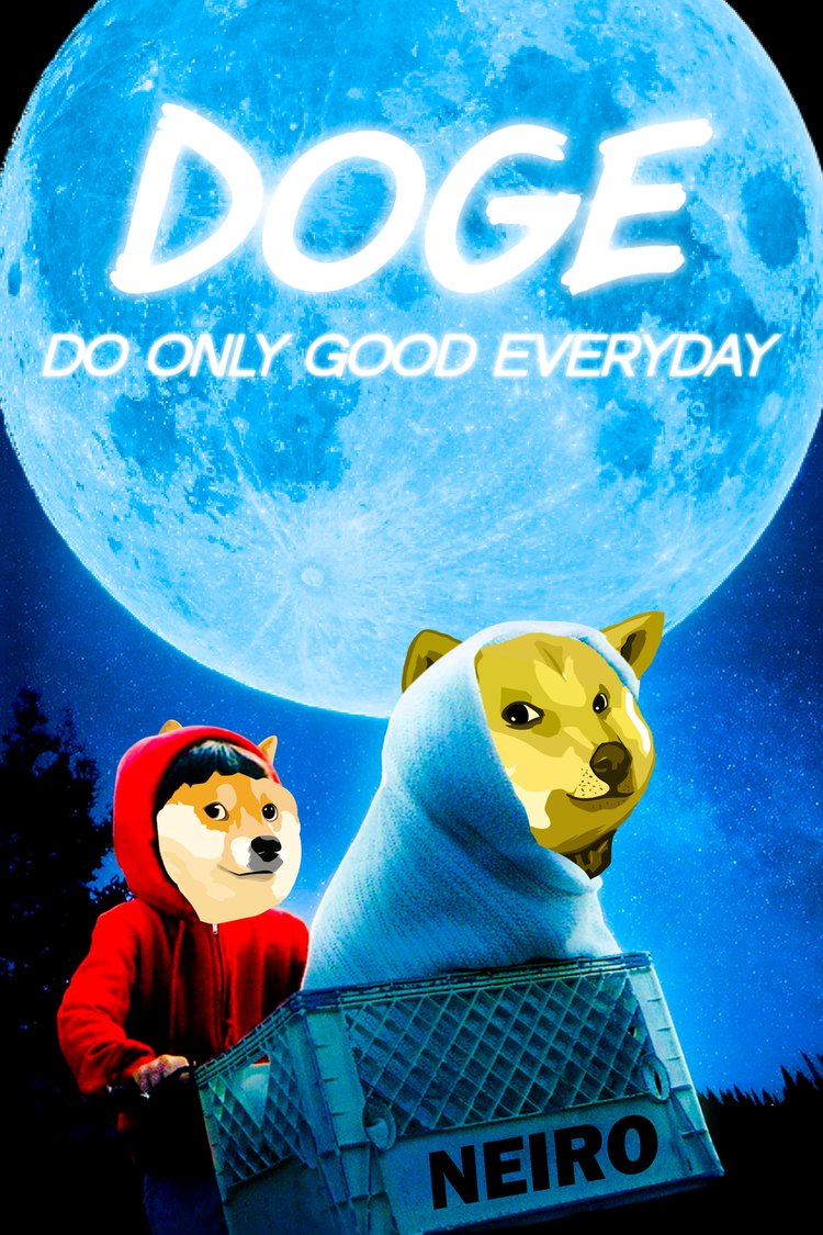 "Be good"
<a href="/neiro/">Neiro</a> the Extra-Terrestrial.

That's the mission of <a href="/neiro/">Neiro</a>, the sister of <a href="/dogecoin/">Dogecoin</a>.

Together, and with the help of <a href="/ownthedoge/">Own The Doge 🐶🖼</a> or people like <a href="/VitalikButerin/">vitalik.eth</a> or <a href="/justinsuntron/">H.E. Justin Sun 👨‍🚀 🌞</a> , we try to DO ONLY GOOD EVERYDAY.

<a href="/elonmusk/">Elon Musk</a>... it's time to be part of our family!!!